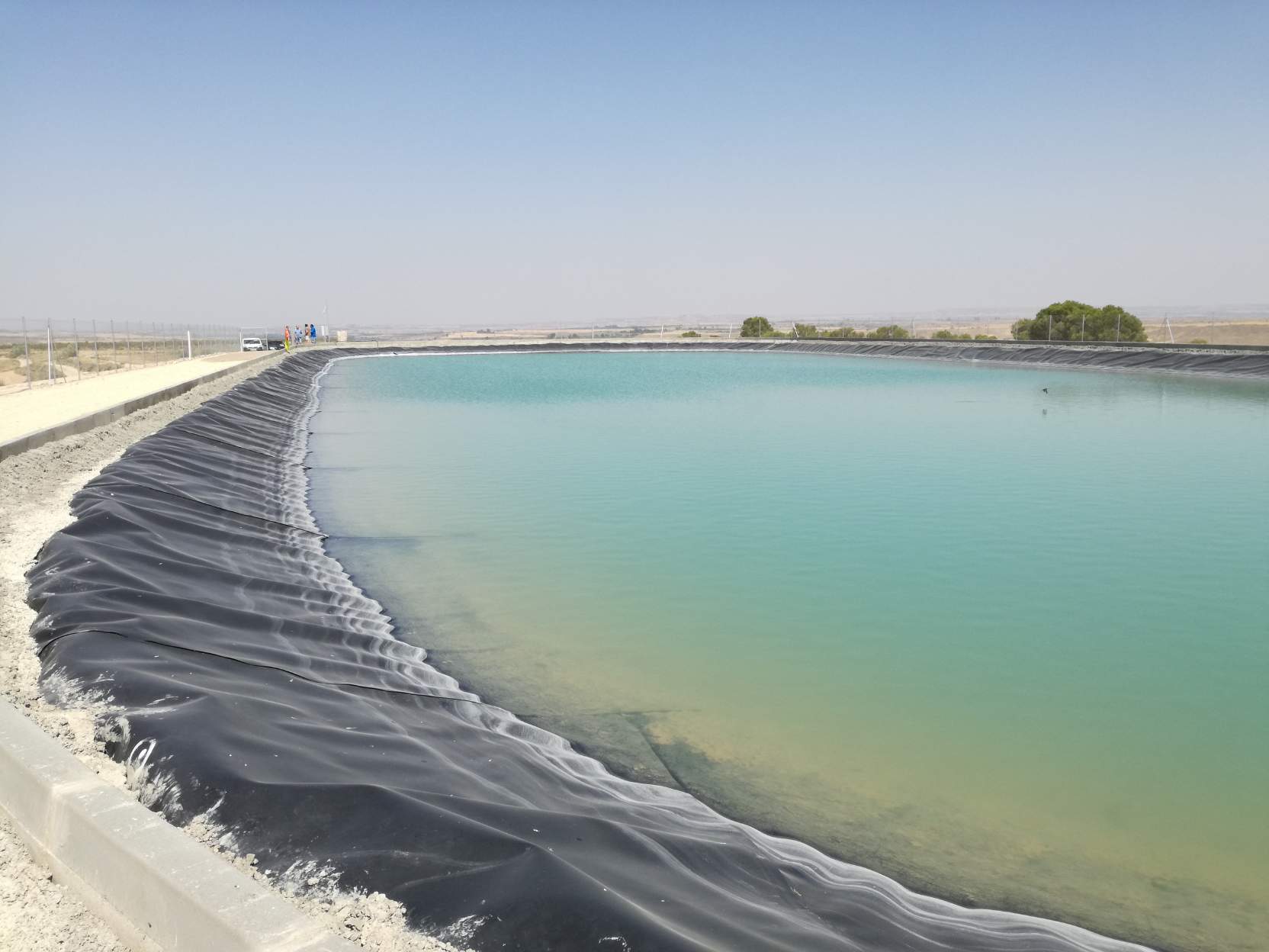 Abastecimiento de agua a Ontiñena con balsa de almacenamiento